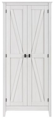 loft24 Mehrzweckschrank Farmington Aufbewahrungsschrank, 2 Türen, Landhaus Stil, Höhe 182,5 cm