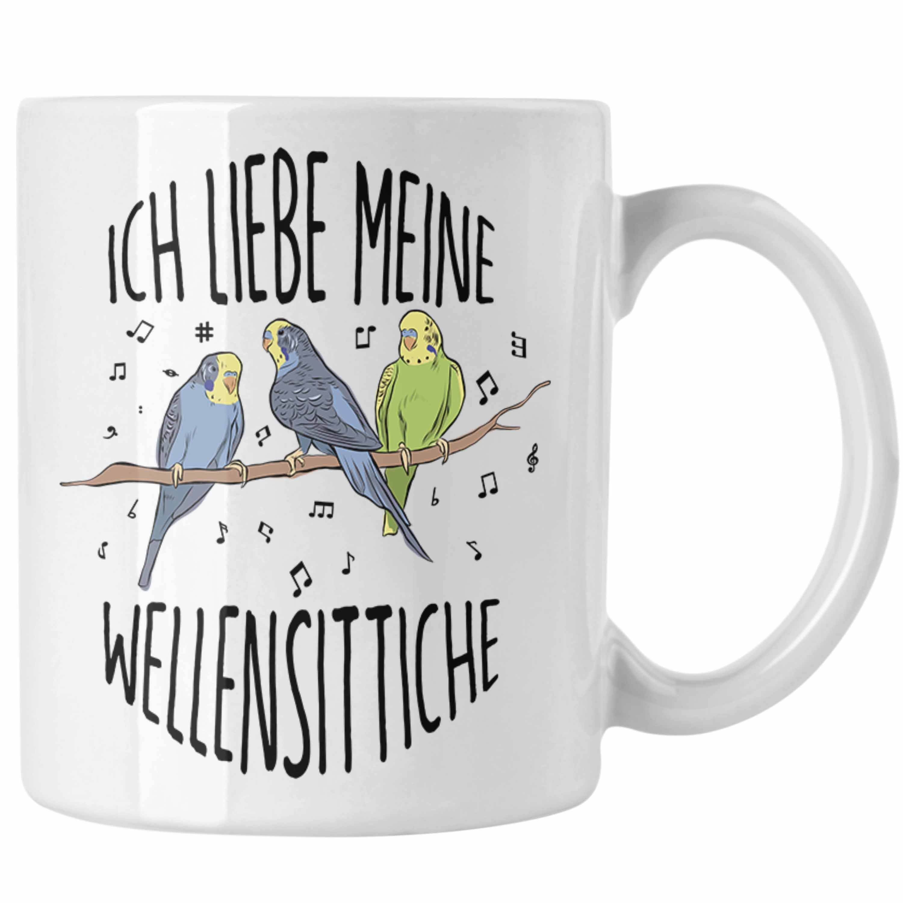 Wellensittich-Besitzer Weiss Li Lustige für Wellensittich-Tasse Trendation Ich Tasse Geschenk