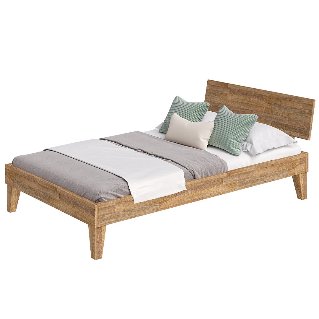 skølm Massivholzbett Asgard aus Eiche (geölt), günstig online kaufen