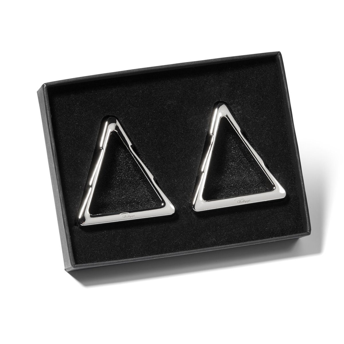 PHILIPPI Салфеткиring Салфеткиhalter O TANNENBAUM im 2er-Set, hochglanzpolierte Nickeloberfläche auf Metallguss