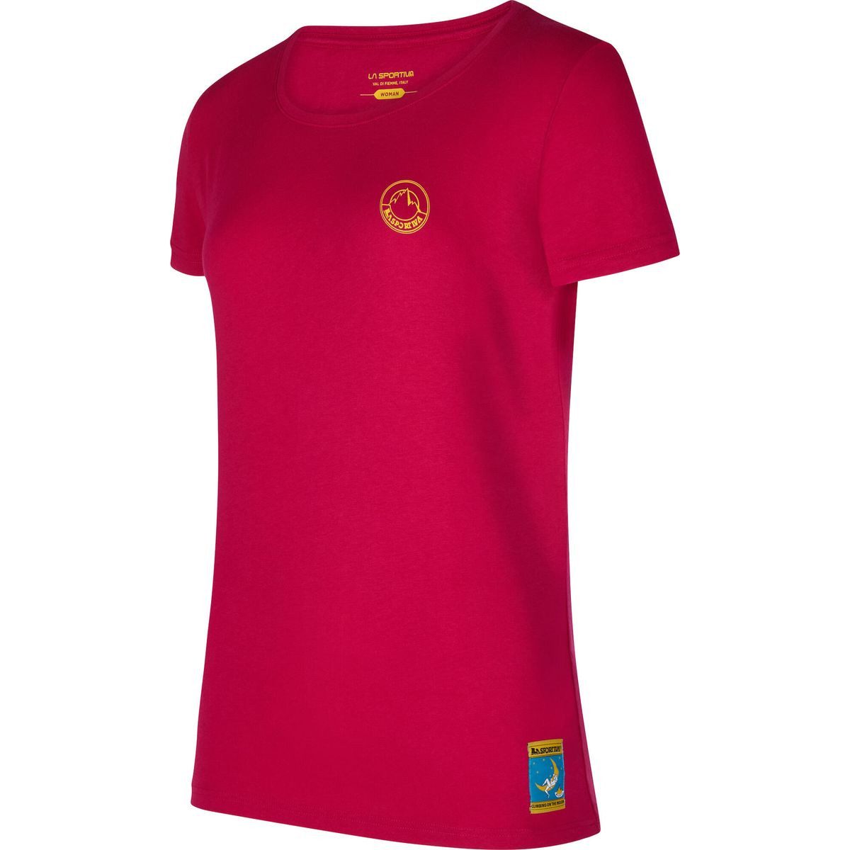 La Sportiva Kurzarmshirt Climbing on The Moon T-shirt Women Stylisches T-Shirt mit ikonischem Print, perfekt für