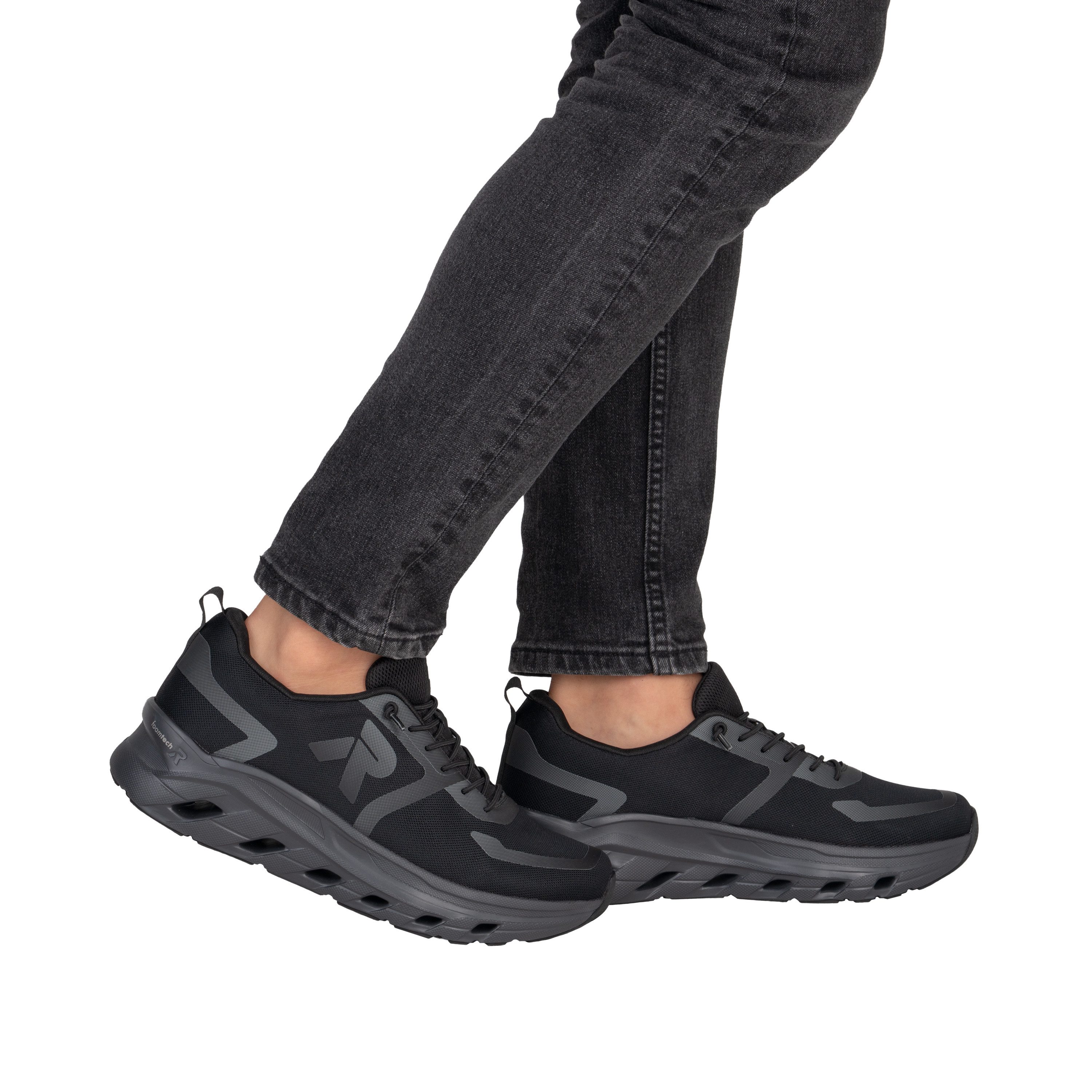 Rieker Sport Slip-On Sneaker Sportschuh, Freizeitsneaker, Halbschuh zum Schlupfen