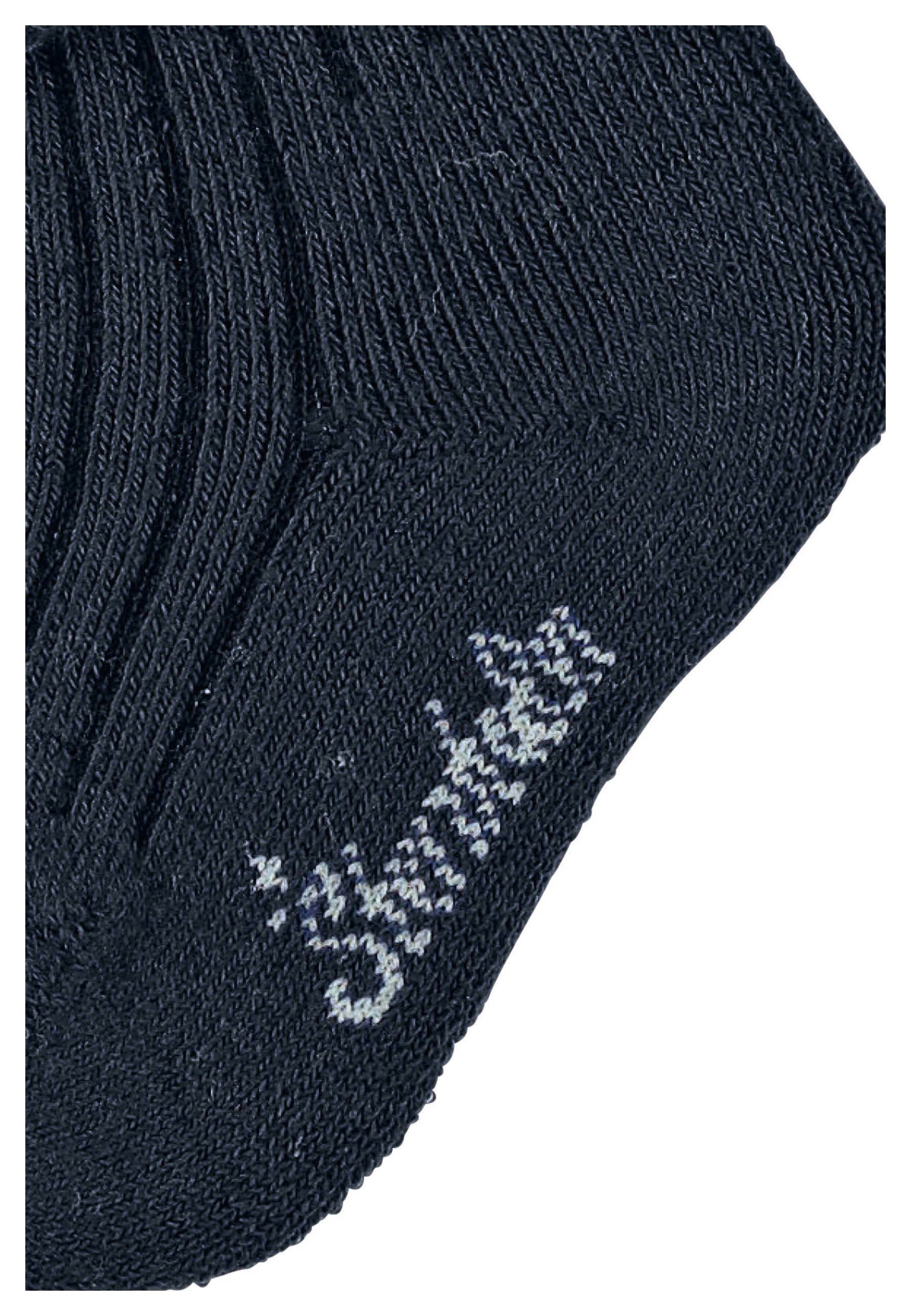 süßen marine Motiven, Kurzsocken Sterntaler® Basicsocken mit gemustert) uni (Söckchen Baby-Söckchen Babysocken Umschlag Vollplüsch, mit mit Kindersocken