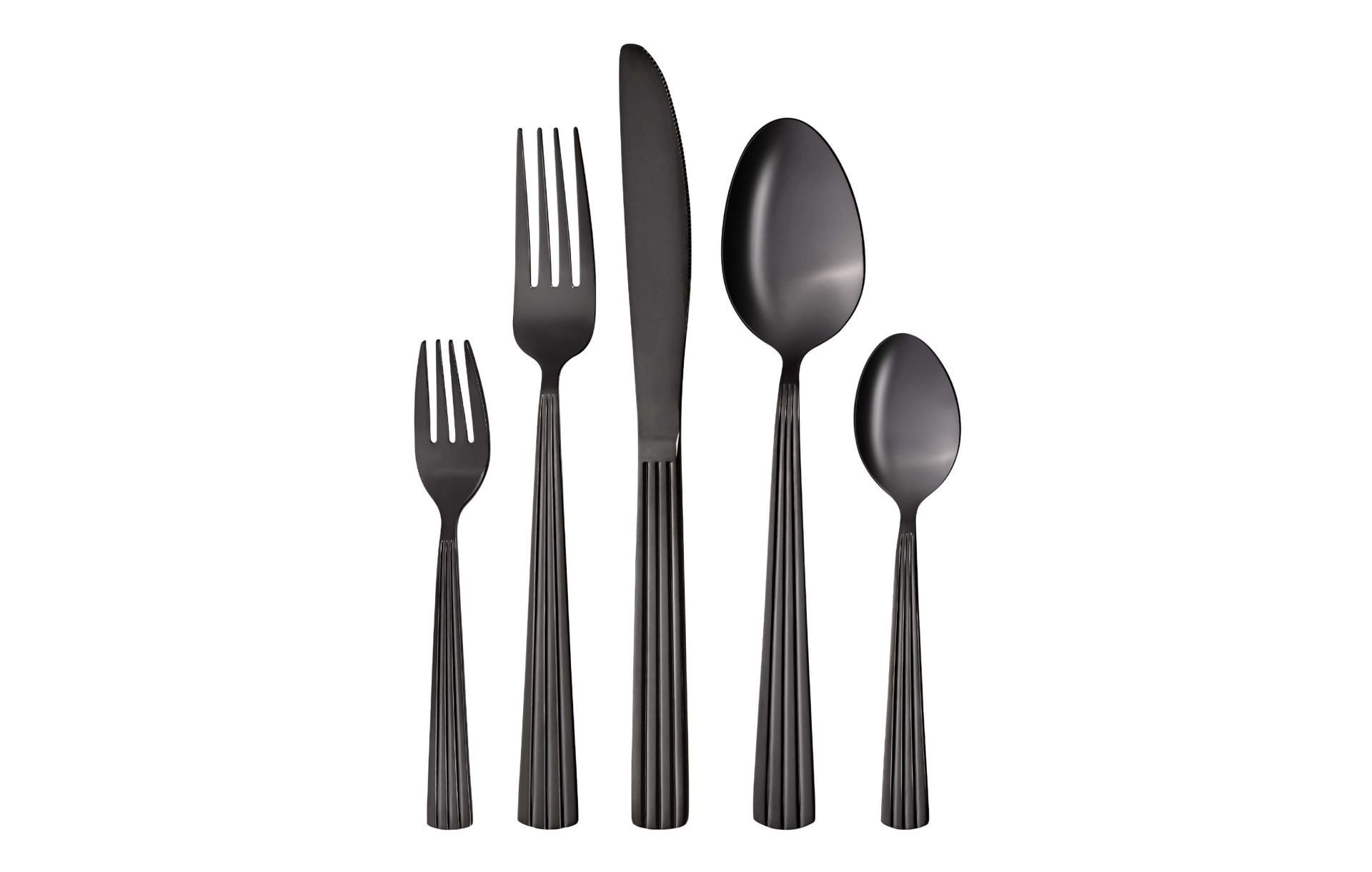 GRÄWE Besteck-Set (20-tlg), 4 Personen, Besteckset Athen, 20-teilig, 4 Personen, schwarz