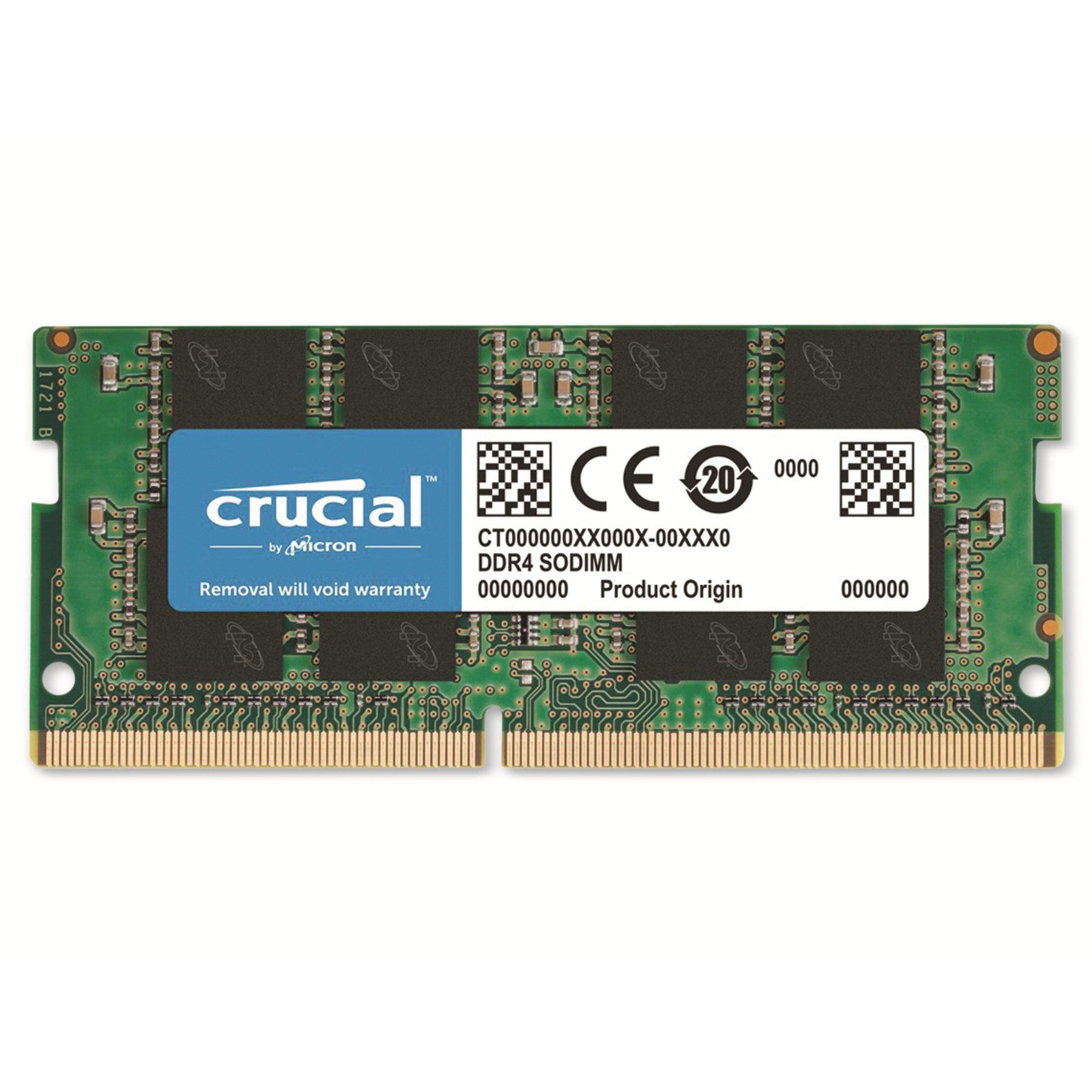 CRUCIAL Arbeitsspeicher SO-DIMM CT8G4SFRA32A, 8GB Laptop-Arbeitsspeicher