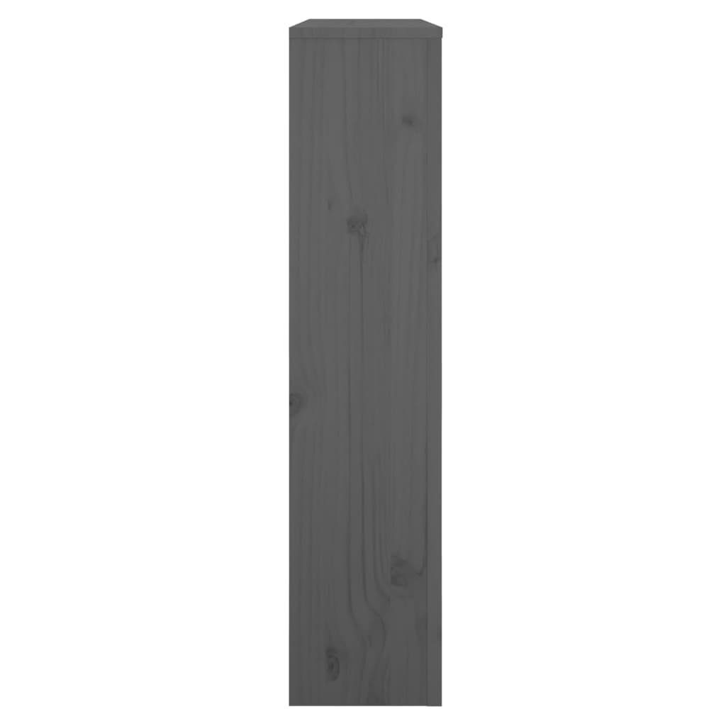 vidaXL Heizkörper-Wäschetrockner Grau Massivholz Heizkörperverkleidung 79,5x19x84 cm Kiefer