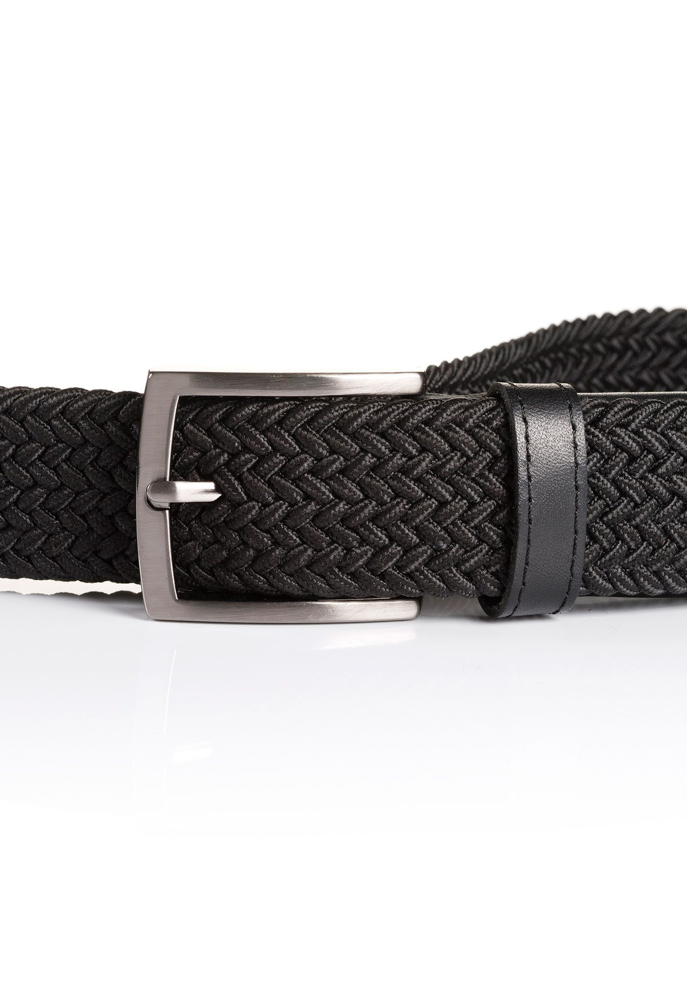 TOM TAILOR Flechtgürtel TTJAMIE (1-St) 3,5 cm breiter Flechtgürtel, Casual Look, bis Gr. 120