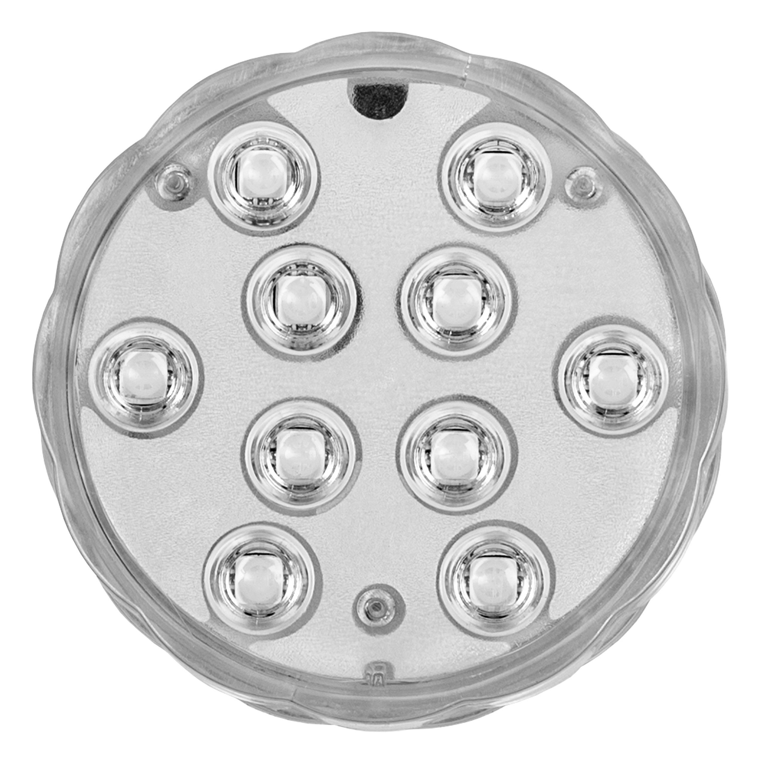 IC Gardenworld LED Teichleuchte LED Unterwasser Licht 2er Set Wasserdicht IPX8 Poolbeleuchtung, LED fest integriert, kalt-weiß, RGB, rot, blau, gelb, grün, Unterwasserlampe