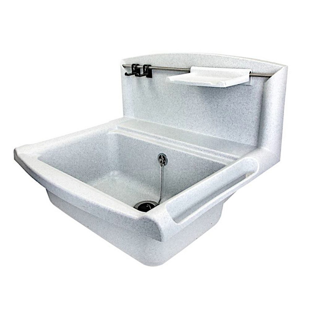 SANIT Waschbecken SANIT / ABU / ABUSANITAIR Ausgussbecken Multiset,Spritzsc günstig online kaufen