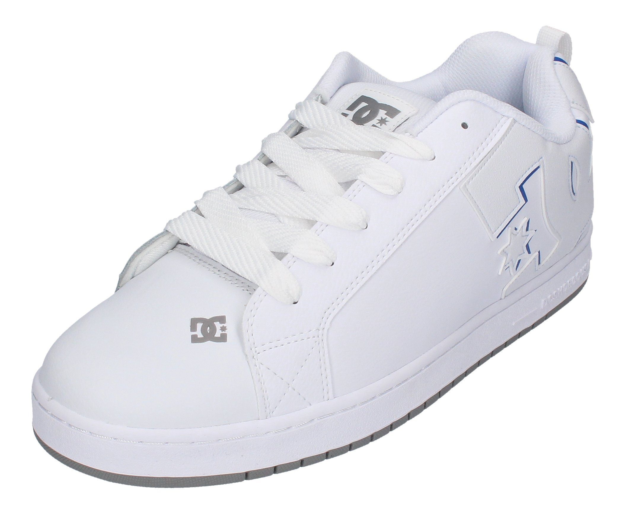 DC Shoes Court Graffik Skateschuh White Roal Grey