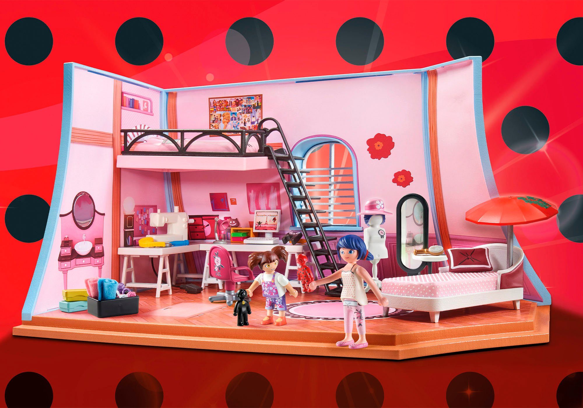 Playmobil® Miraculous: Marinettes Loft (71334), Miraculous Konstruktions-Spielset, (73 St), Made in Europe