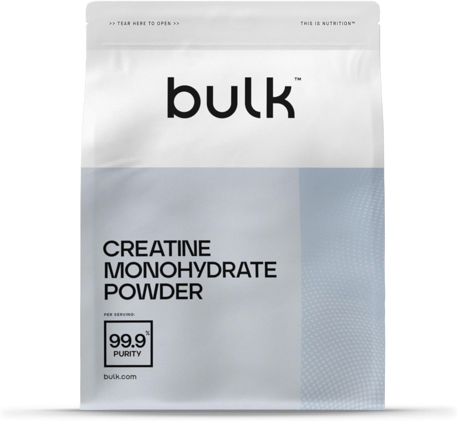 Bulk Creatin Monohydrat Pulver 500 g – Maximale Leistung für dein Training Pulver, 1 er vegan 100 % reines Creatin Monohydrat à 500 g, mikronisiert für optimale Löslichkeit