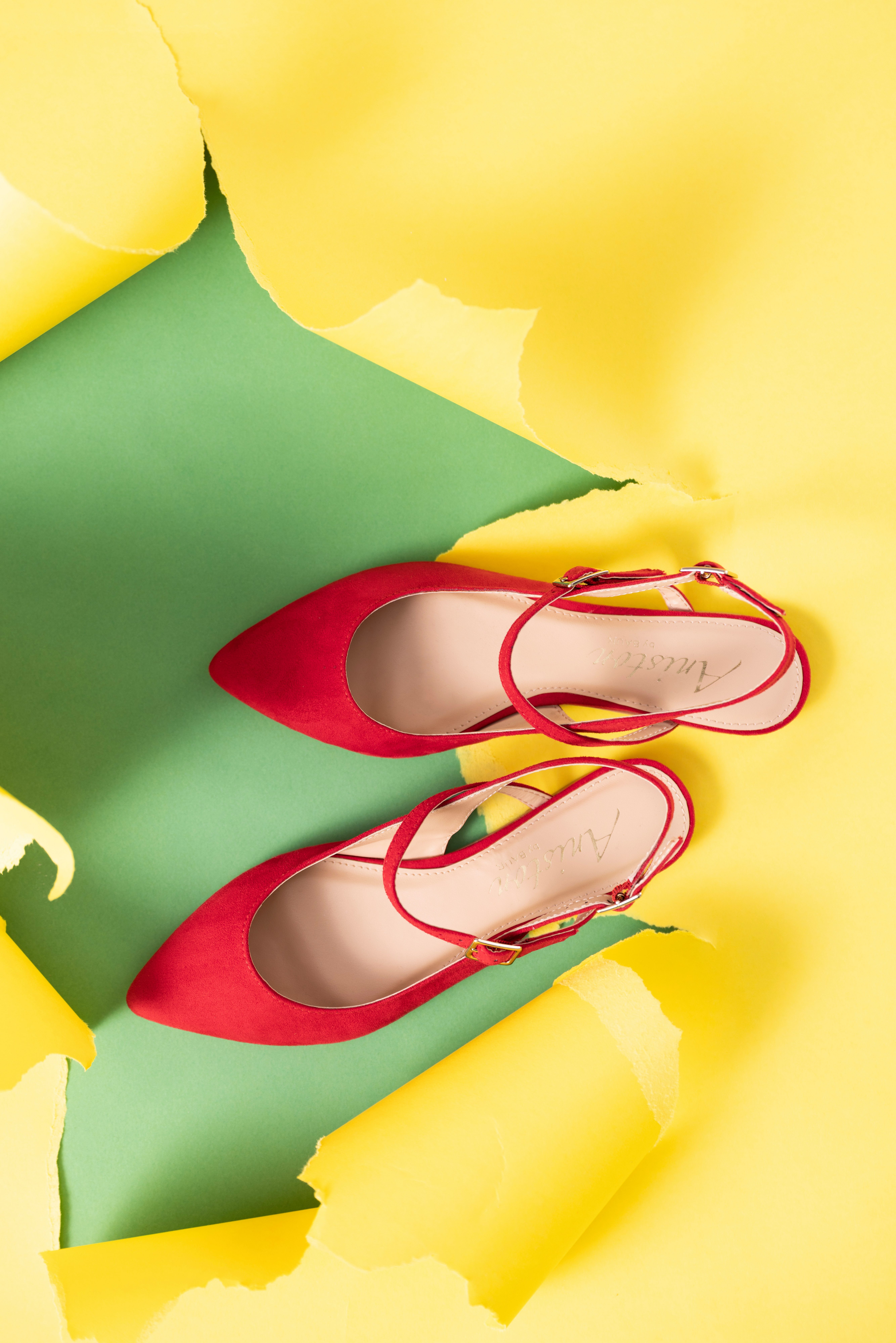 Aniston SHOES Slingpumps, Flat, Sommerschuh, Riemchensandale günstig online kaufen