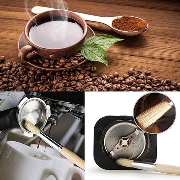 LENBEST Reinigungsbürsten-Set 4 Stück Espressomaschinen Reinigungspinsel Siebträger Pinsel, (4-tlg), für die Kaffeemühle, Kaffee Werkzeug Kaffeemühle Reinigungsbürste