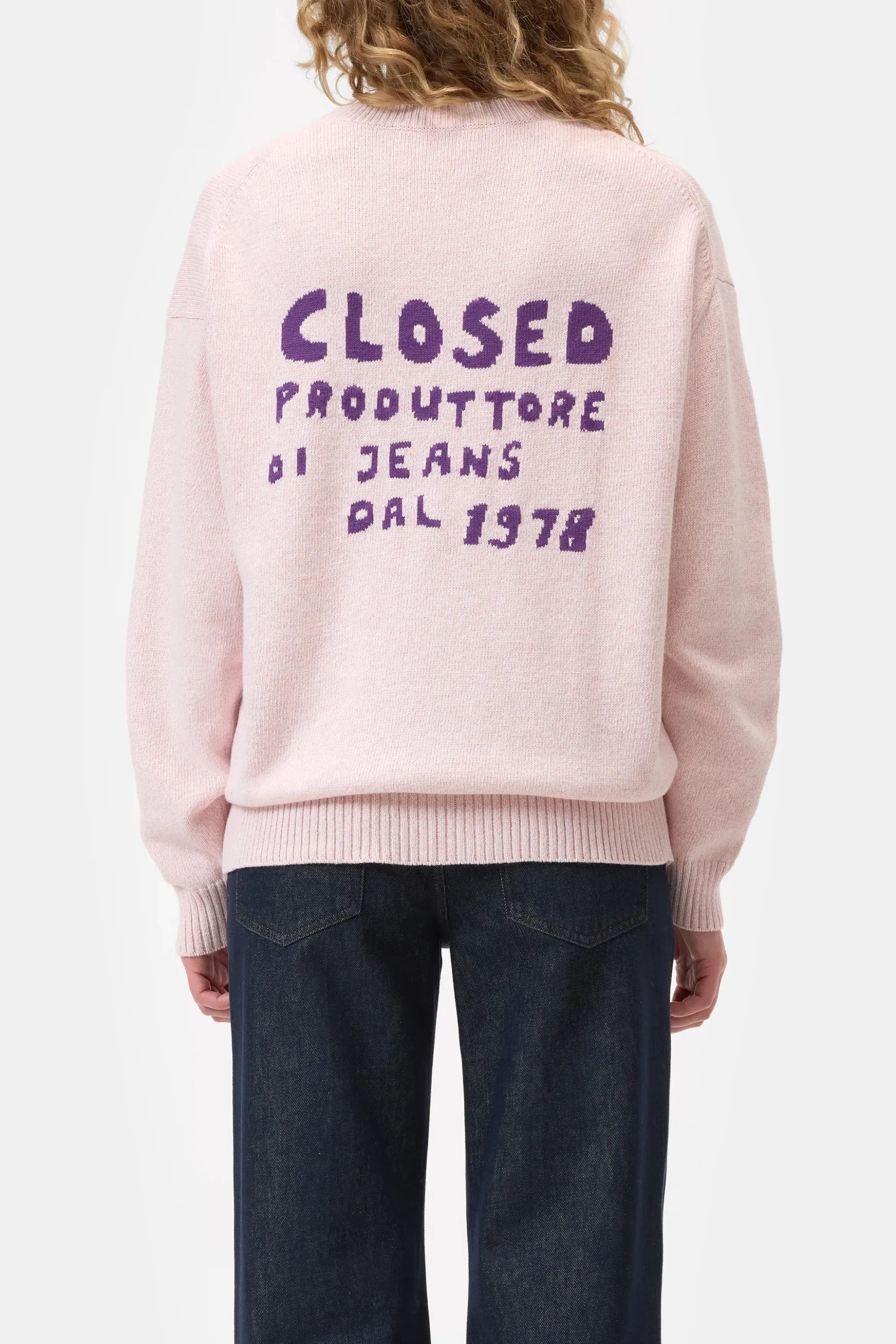 CLOSED Strickpullover Jacquard Pullover - Regular Fit