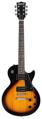 Shaman E-Gitarre SCX-100 - Single Cut-Bauweise - Mahagoni Hals - Macassar-Griffbrett, Pickups: 2x Humbucker, Set inkl. Koffer