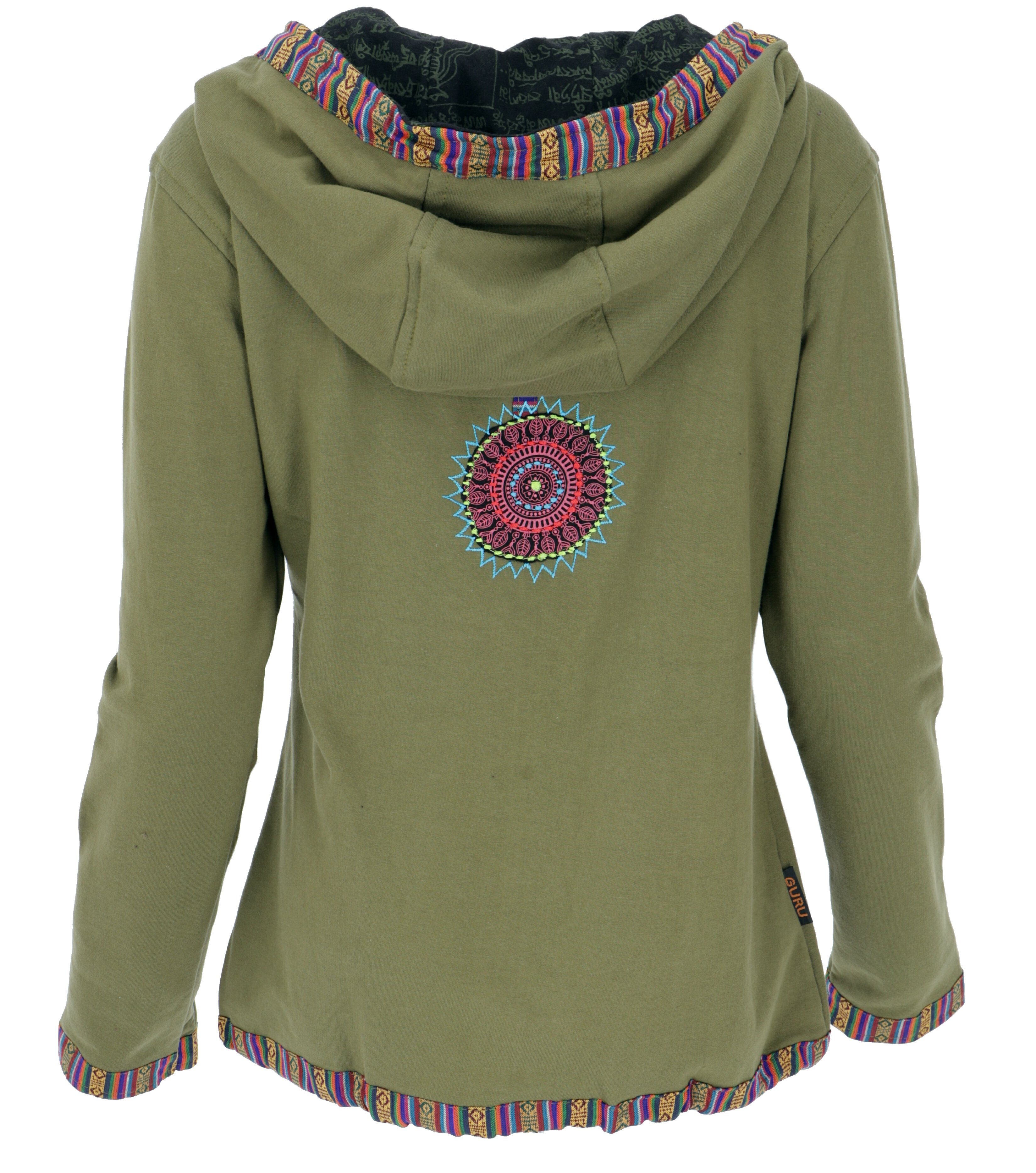 Guru-Shop Langjacke Nepal Ethno Jacke, bestickte Boho Jacke -.. alternative günstig online kaufen