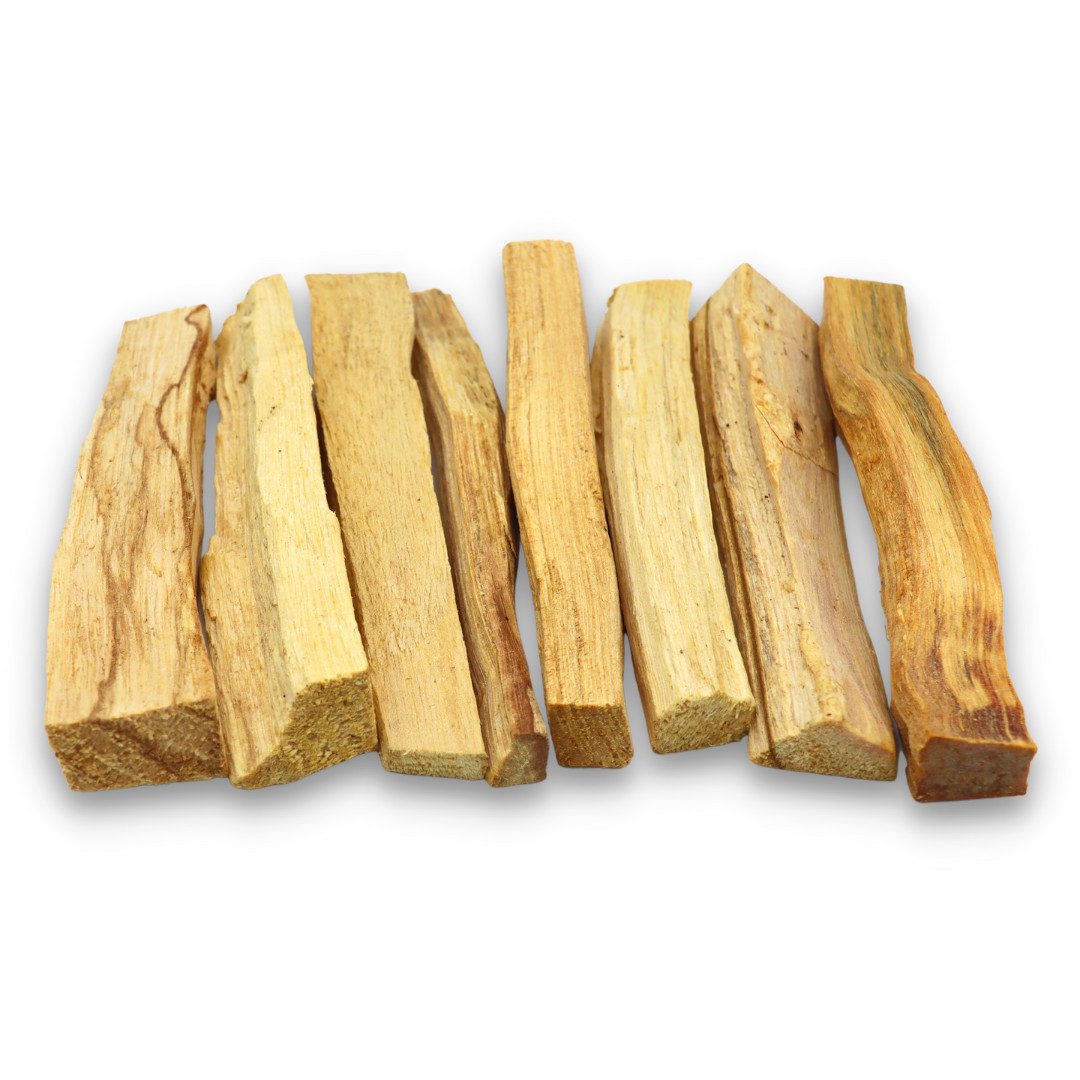 LAVISA Räucherstäbchen Palo Santo aus Peru, zertifiziertes Räucherholz, 5 - 24 Stäbe (50g: 5-8 Palo Sticks 100g: 10-16 Sticks 150g: 15-24 Sticks), Heiliges Holz, Räucherwerk, Meditation, Yoga, Wellness, Räucherset