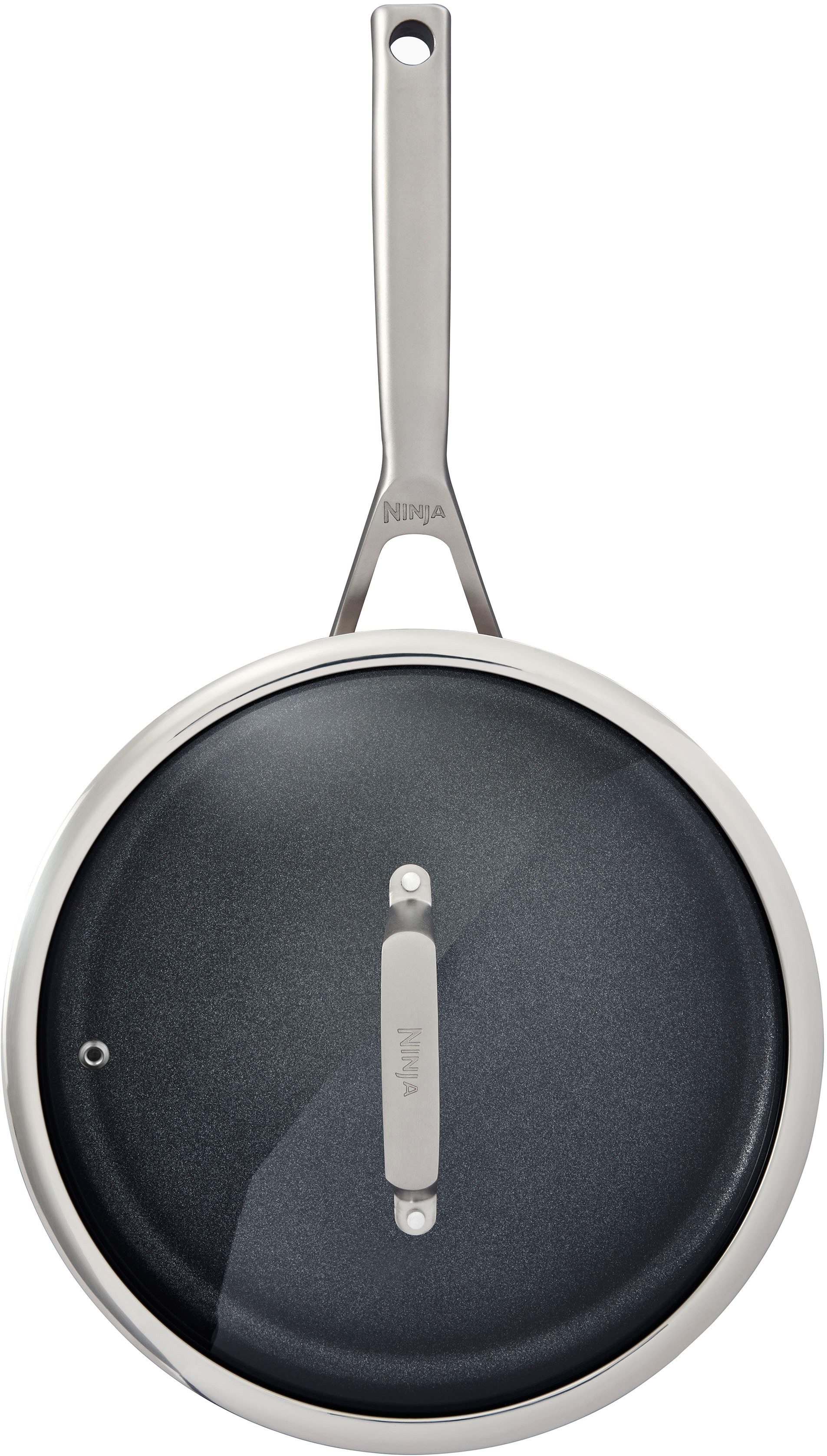 NINJA Bratpfanne Ninja ZEROSTICK Edelstahl-Bratpfanne (26 cm) C60126DE, Edelstahl (1-tlg), Edelstahl mit Aluminiumbeschichtung für Braten bei hohen Temperaturen