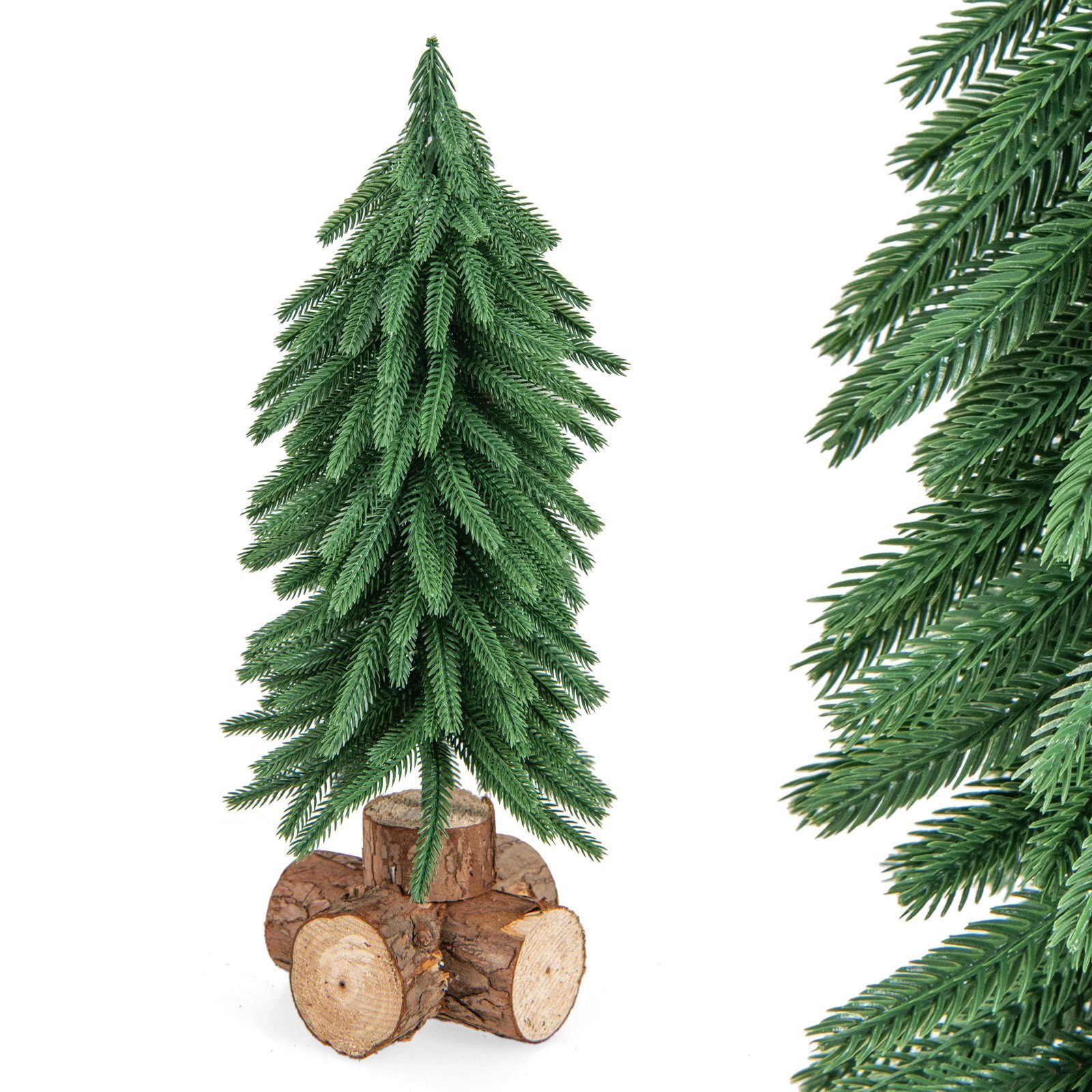 Zweigen Weihnachtsbaum, mit Weihnachtsbaum Künstlicher COSTWAY 200 Tisch 40cm