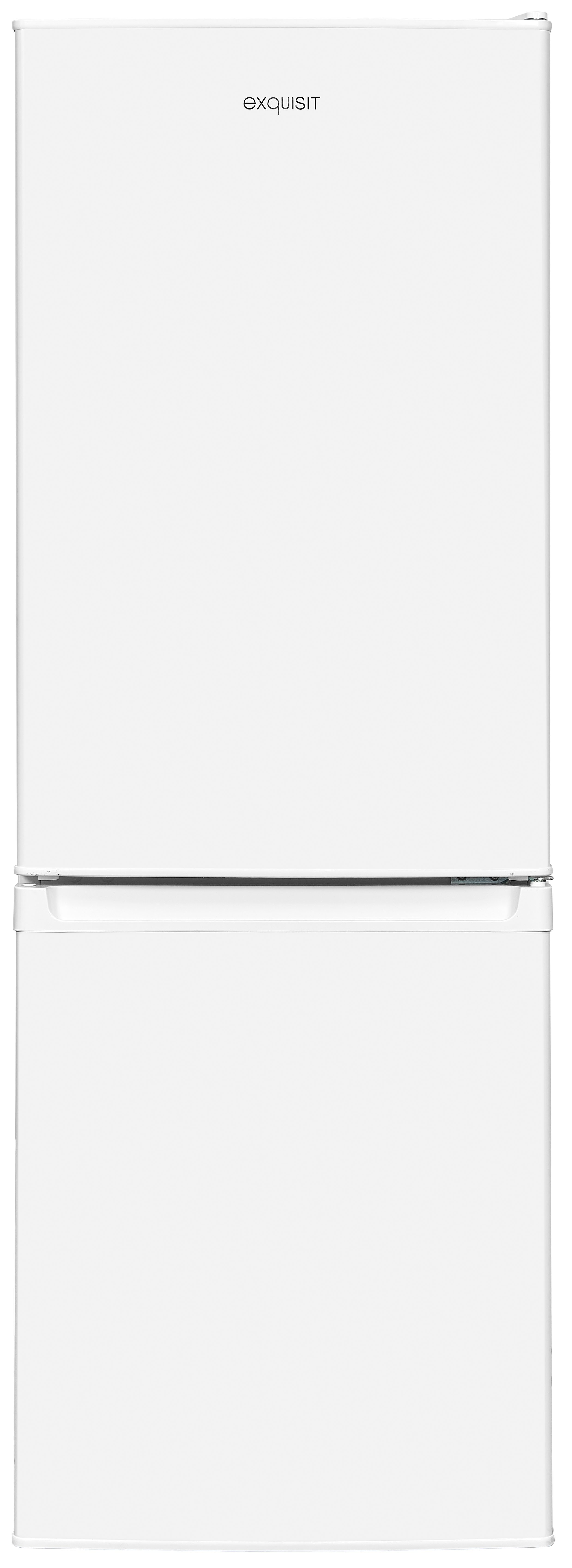 exquisit Kühl-/Gefrierkombination KGC232-60-E-040C weiss, 142,5 cm hoch, 49,5 cm breit, Platzsparend 173 l, flexibel, leise, effizient, LED, 4*-Gefrierfach
