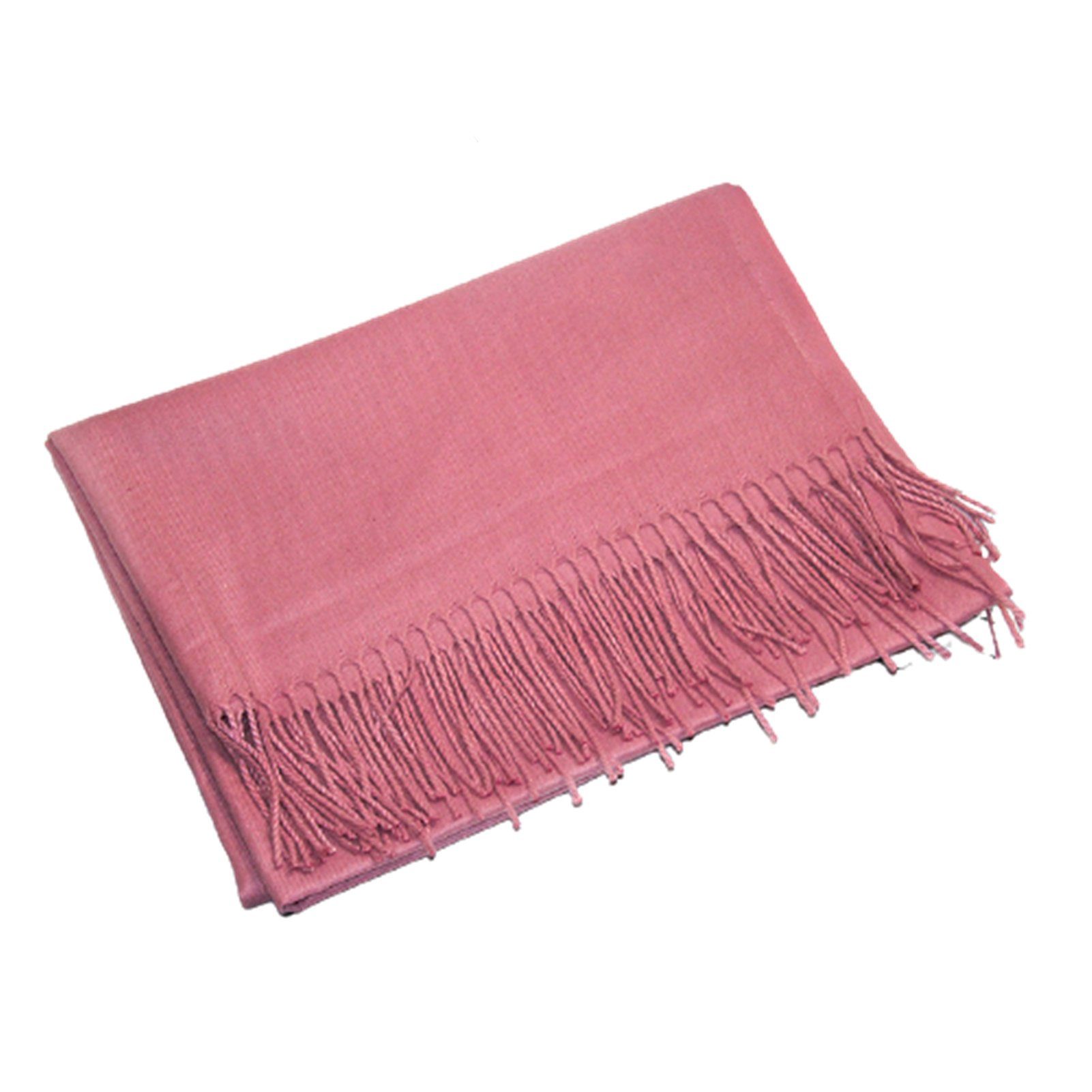 Blusmart Halstuch Schal, leuchtend Fransen, Aus Damenschals Große Schal Langer Kaschmirimitat, rosa