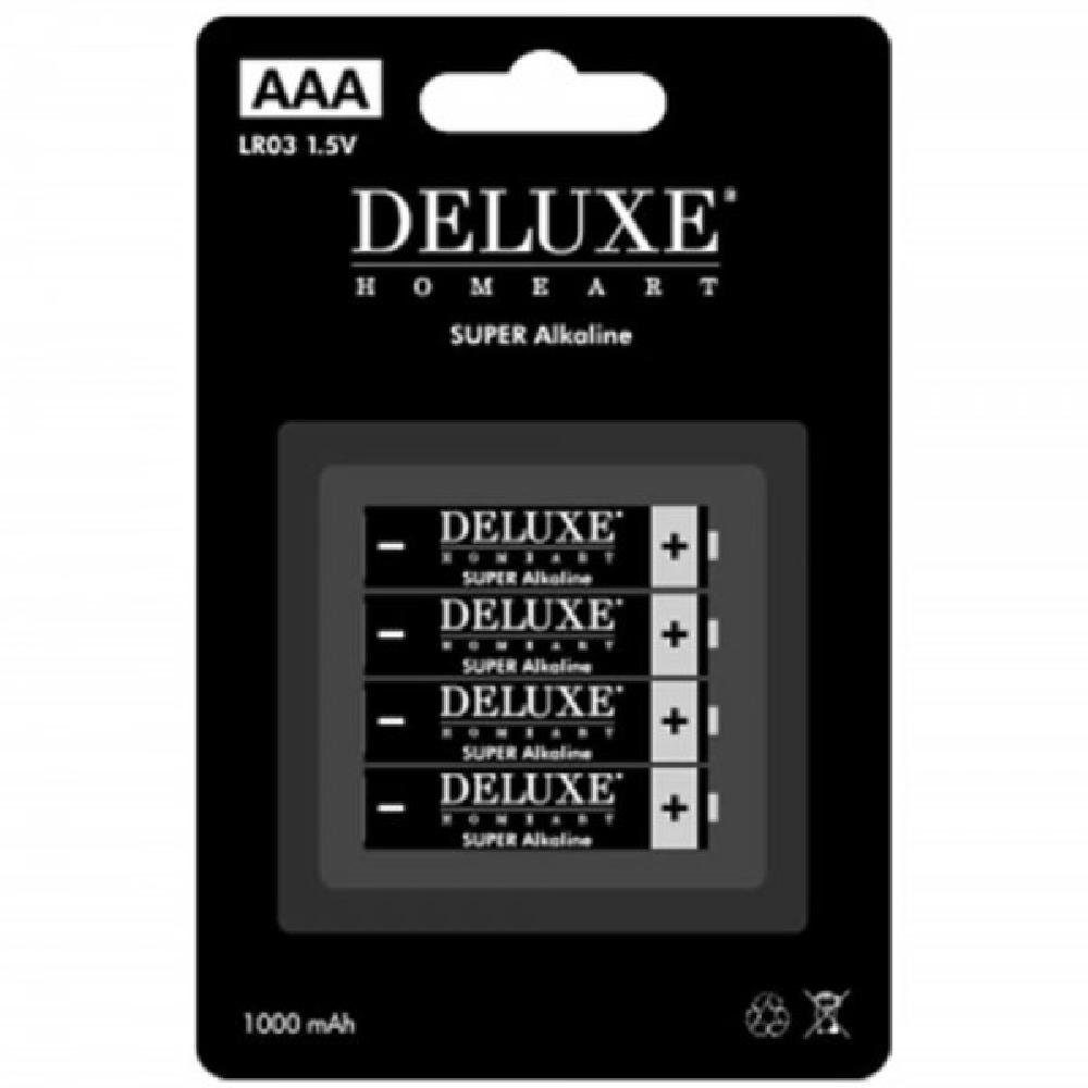 Deluxe Homeart Tafelkerze AAA-Batterien LR03 1.5V (1000mAhh) (4-teilig)