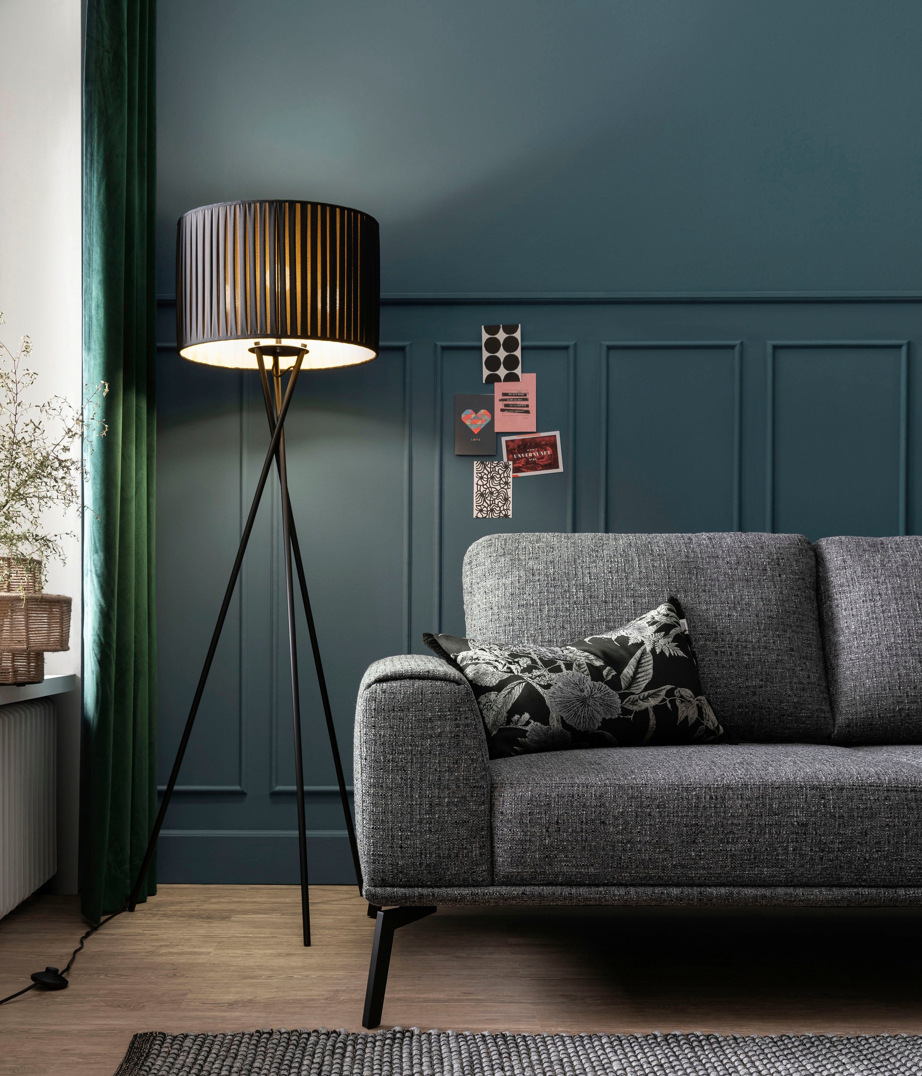 SCHÖNER WOHNEN-Kollektion Stehlampe Crease, ohne Leuchtmittel, günstig online kaufen