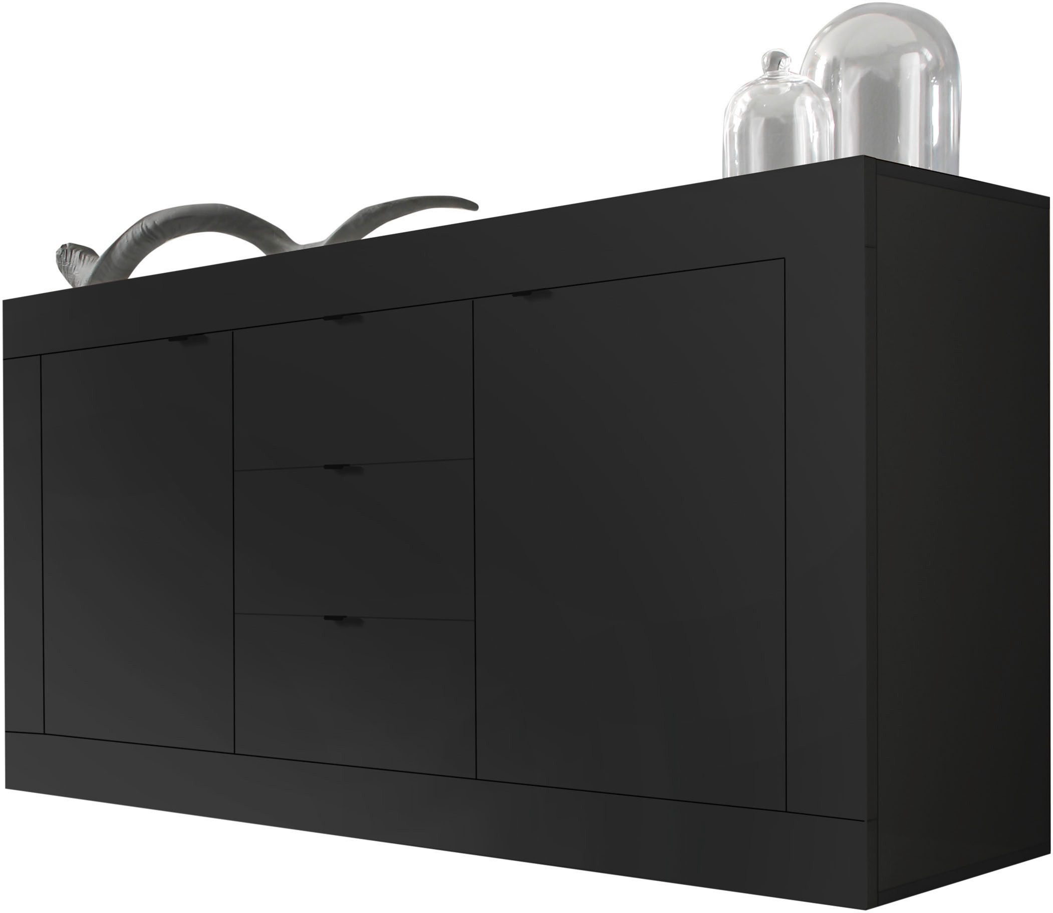 Home affaire Sideboard Basic, Breite 160 cm, 2 Türen 3 Schubkästen