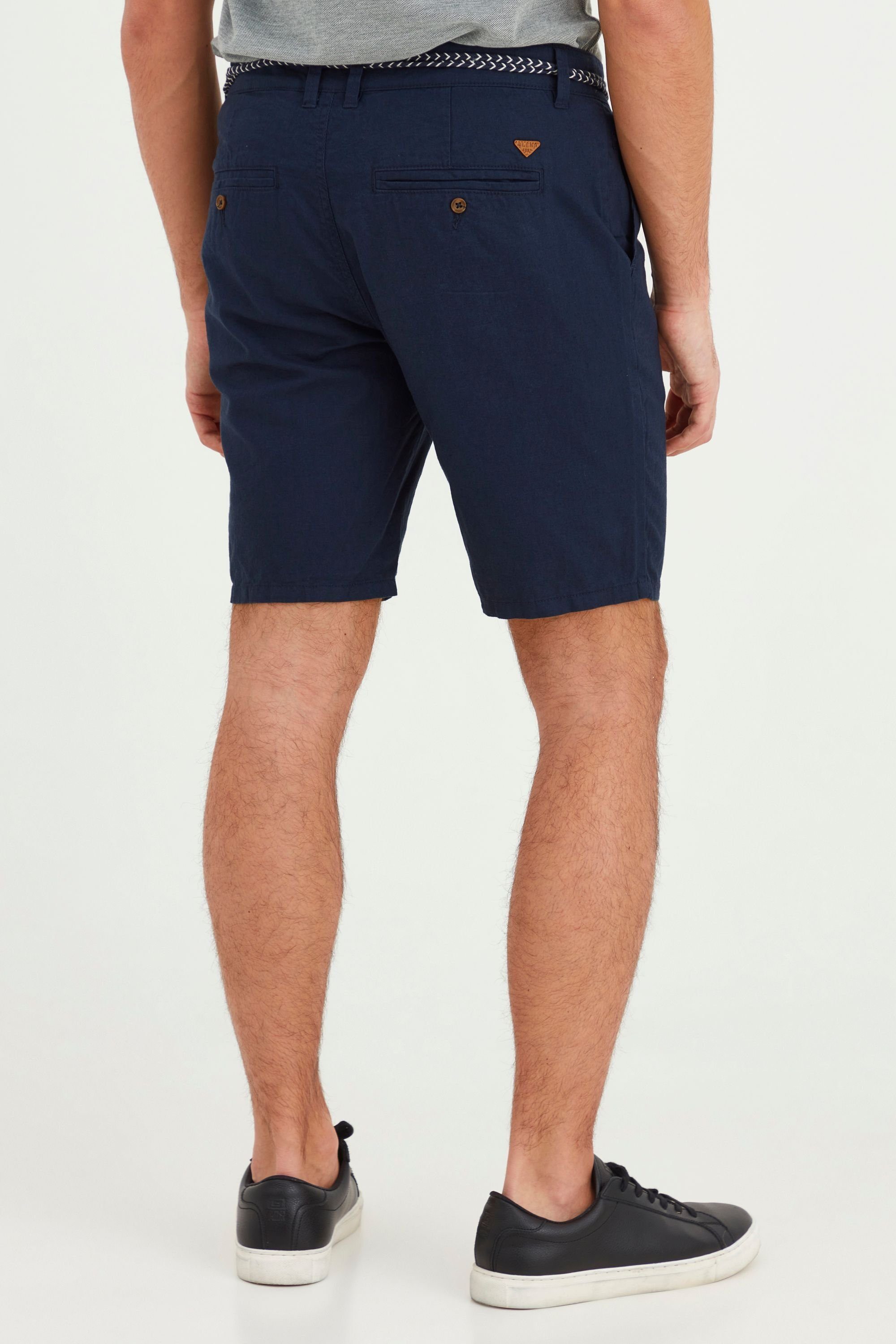 Blend Leinenhose BHMennok Leinenmix-Shorts mit Stoff Gürtel