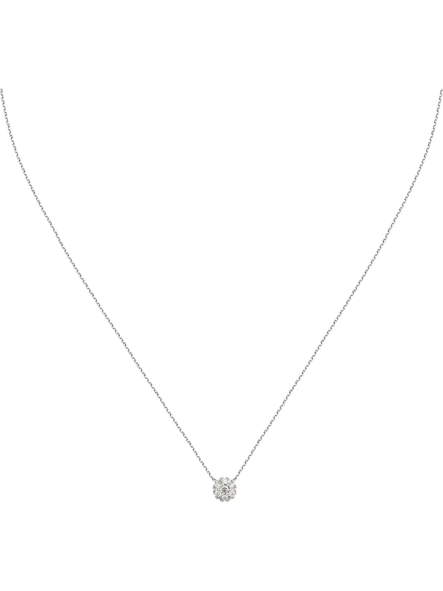 CHRIST Goldkette CHRIST Damen-Kette 750er Weißgold 1 Diamant
