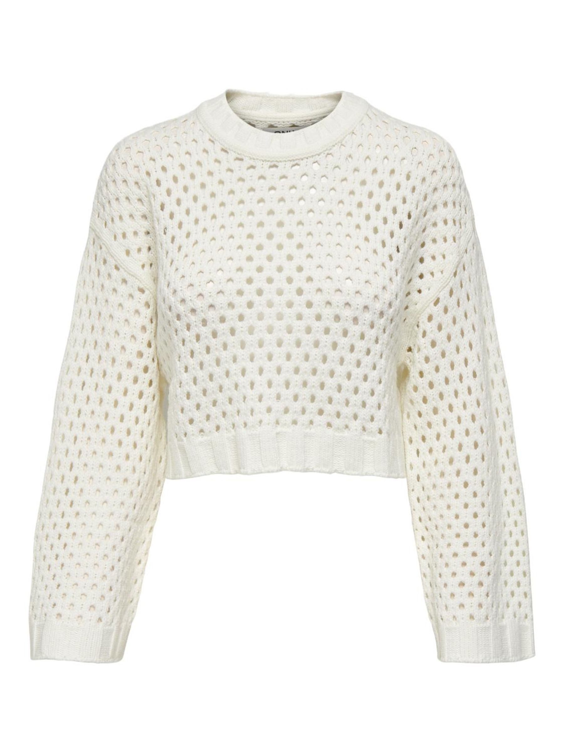 Strickpullover ONLSMILLA SHORT PULLOVER L/S KNT NOOS