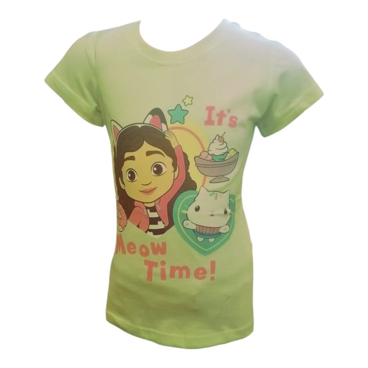 GABY T-Shirt Gabby’s Dollhouse T-Shirt Mädchen, "It's Meow Time", 104–134