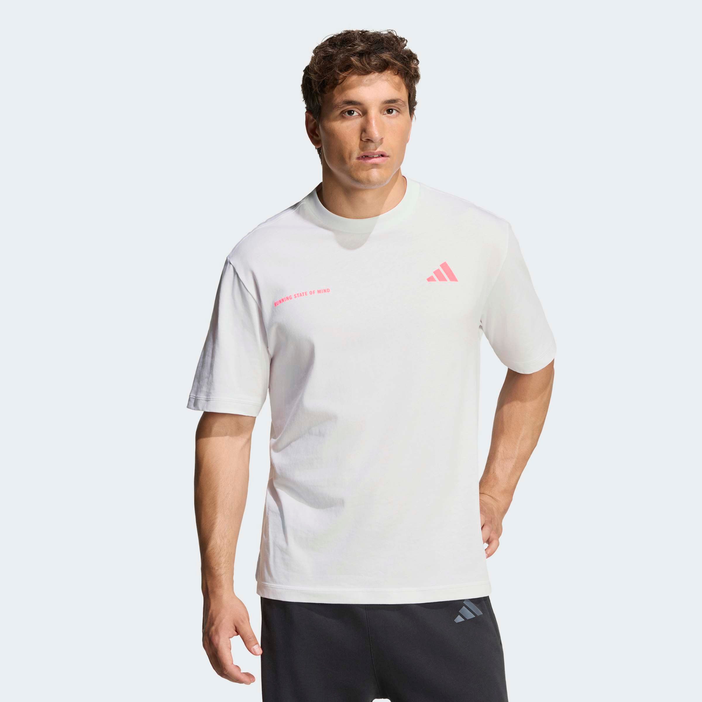 adidas Performance Laufshirt RCC TEE M für Erwachsene, ohne Verschluss, aus Baumwolle, mit Rundhalsausschnitt
