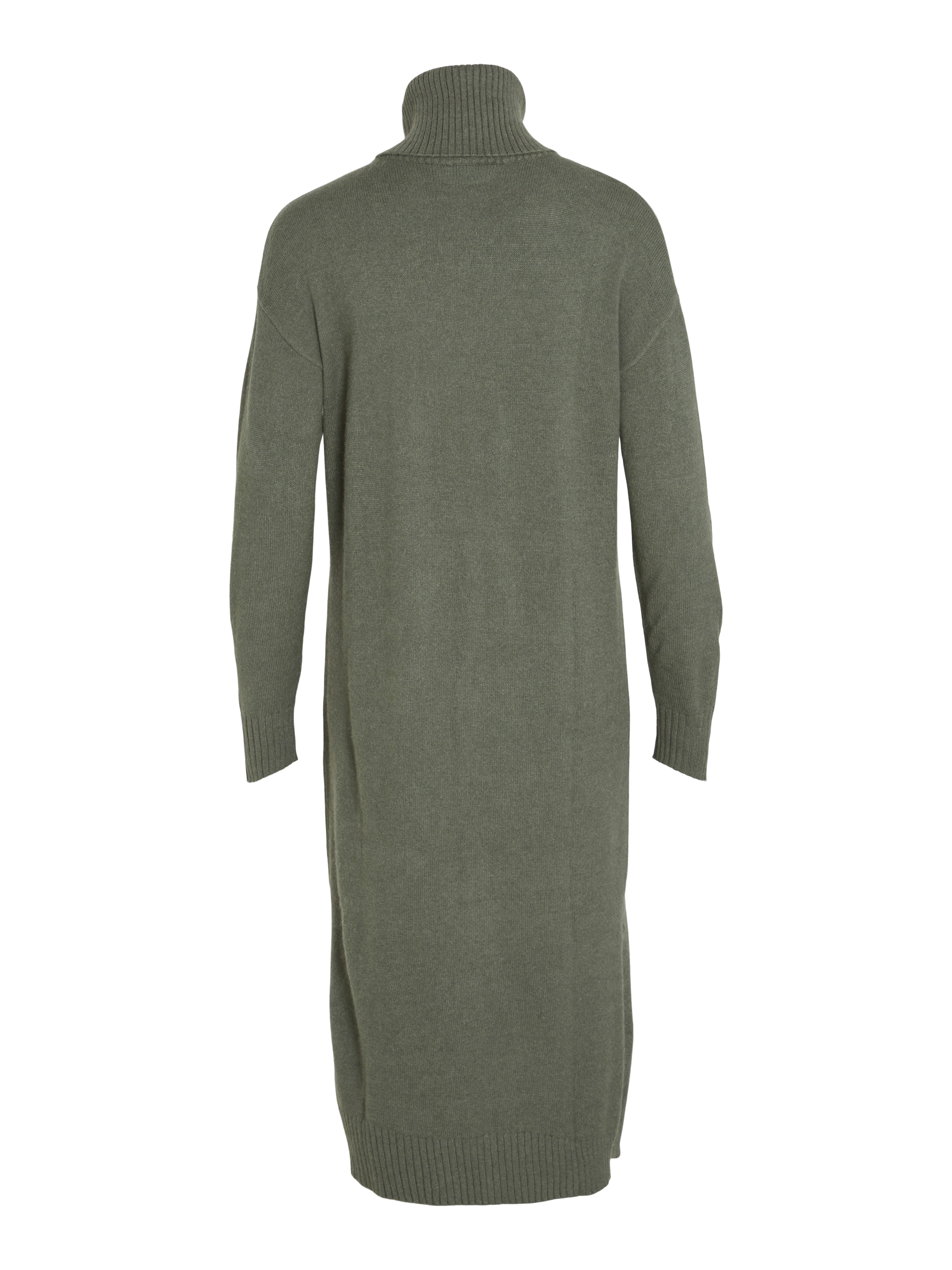 Vila Strickkleid VIRIL ROLL NECK L/S MIDI DRESS - NOOS