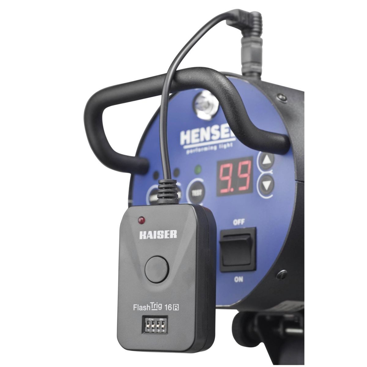 Kaiser Fototechnik FlashTrig 16 Set Funk-Studioblitzauslöser 7016 Kabel-Fernauslöser