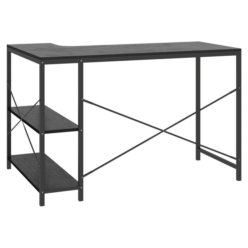 Schreibtisch | Schwarz Schwarz vidaXL cm 110x72x70 Holzwerkstoff Schwarz Computertisch