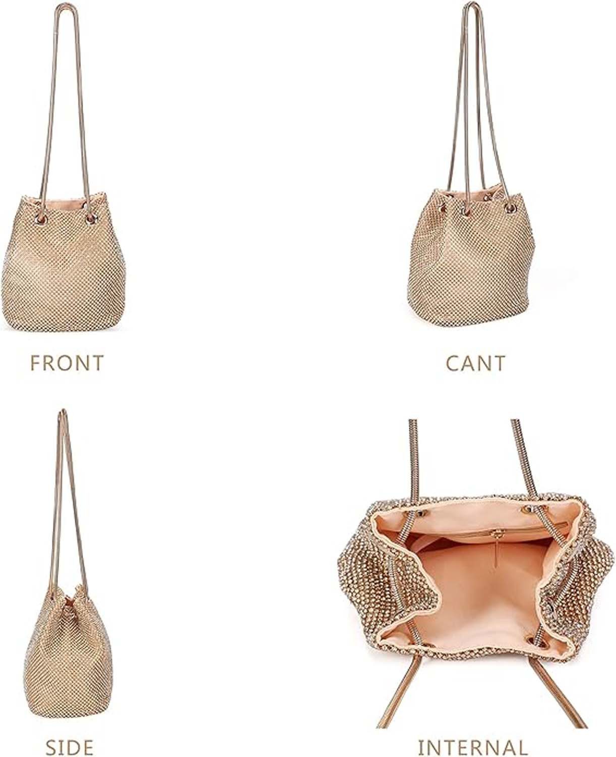 Coonoor Clutch Abendtasche für Damen, kleine Umhängetasche, Kupplung für Zeremonie – Bild 4 von 5