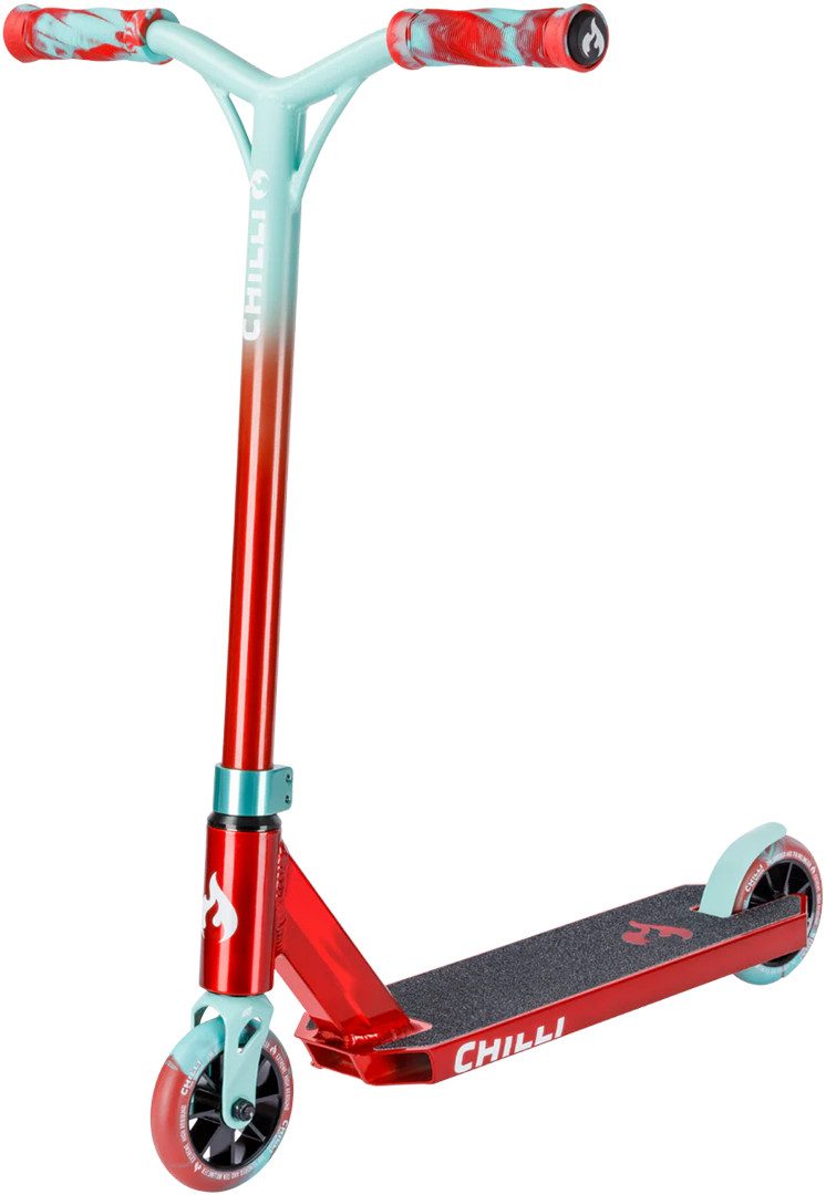 Chilli Stuntscooter CHILLI PRO SCOOTER JUMPSTART M Scooter red/teal, scooter