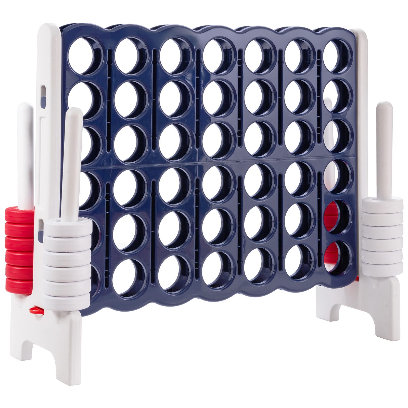 COSTWAY Spiel 4 Gewinnt Spielbrettsätze, 120 x 42 x 104cm