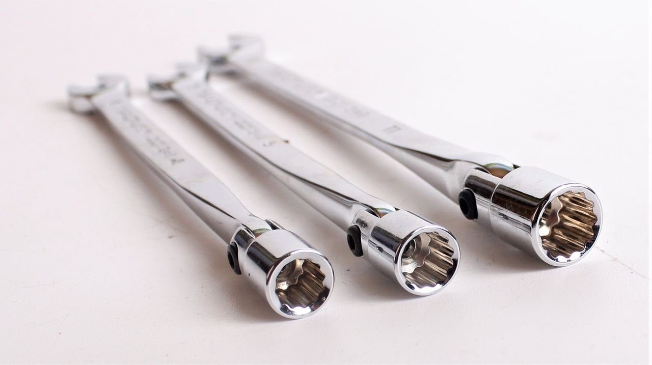 Saltus Gabel- und Ringschlüssel SALTUS Gabel-Gelenksteckschlüssel Set 3-teilig 8-11 mm Schrauben…