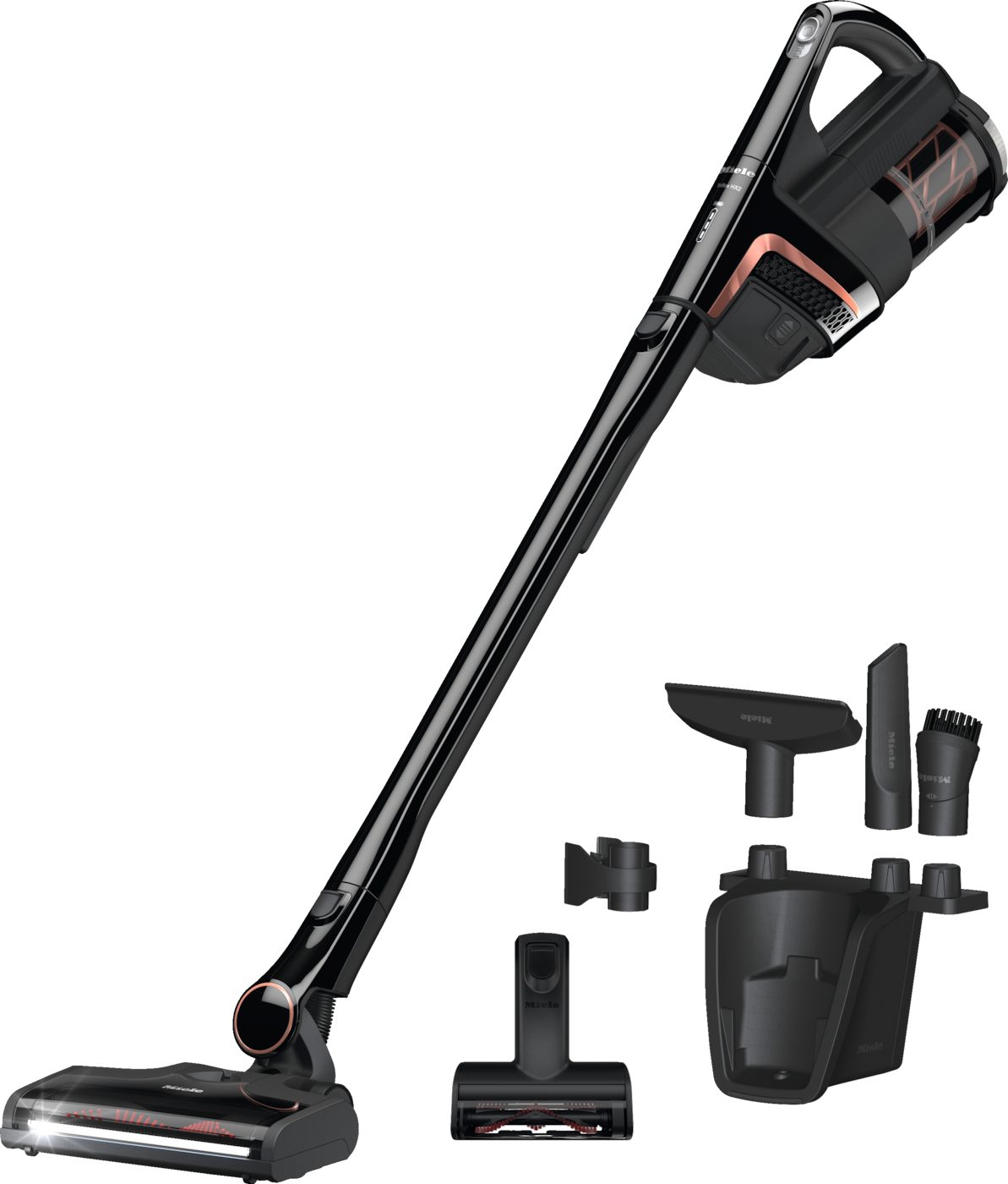 Miele Akku-Handstaubsauger Triflex HX2 Cat&Dog, für Tierhaarentfernung, 60 min. Akkulaufzeit, 192 W, beutellos, automatische Bodenerkennung, 3in1-Design für vielseitige Reinigung