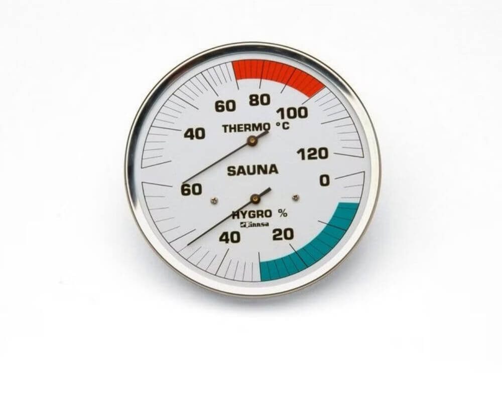 Finnsa® GmbH Hygrometer Sauna-Hygrotherm mit 130 mm Skala