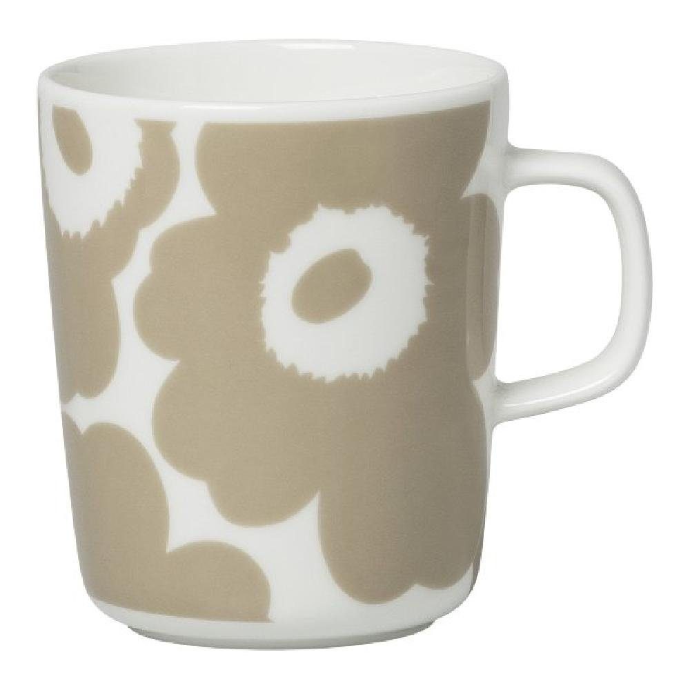Marimekko Tasse Becher Oiva-Unikko Weiß-Beige (Klein)