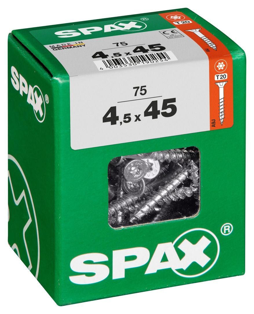 SPAX Holzbauschraube Universalschrauben mm Spax 20 TX 4.5 Senkkopf 45 x
