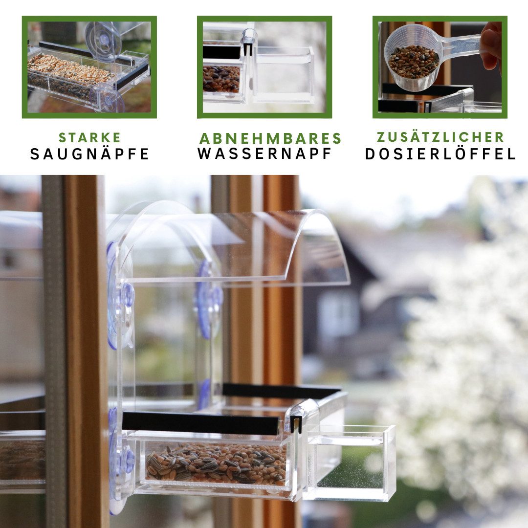 Wünschwas Vogelhaus Fenster Vogelfutterhaus- Vogelhaus mit günstig online kaufen