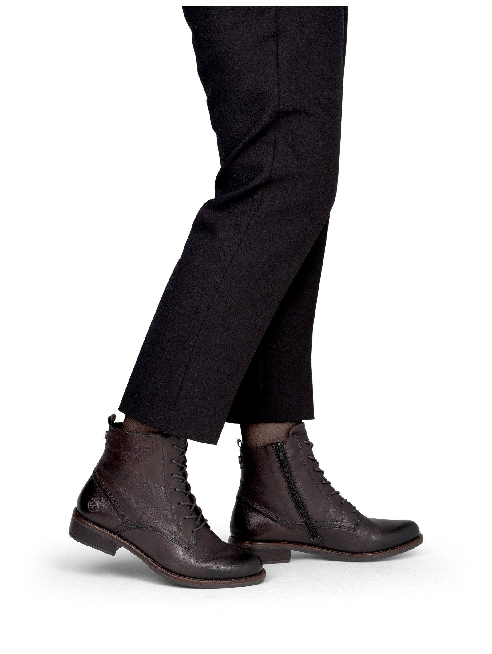 Remonte Remonte Stiefelette Glattleder Schnürstiefelette