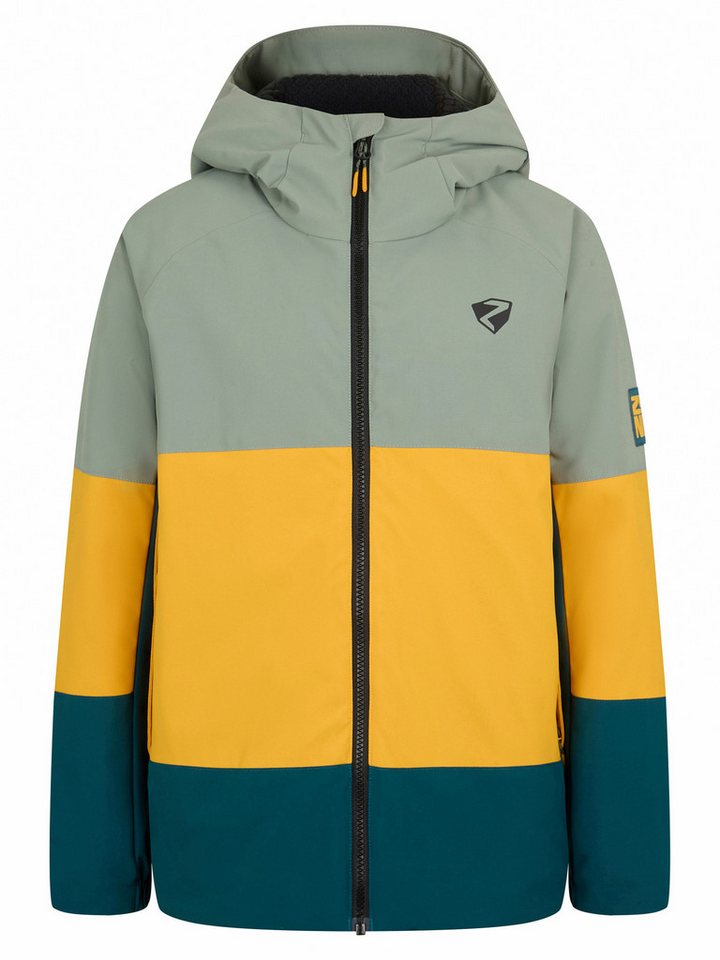 Ziener Skijacke ARTIKO-Z AQUASHIELD® JUNIOR wasser- u. winddicht, atmungsaktiv, warm, reflektierende Elemente