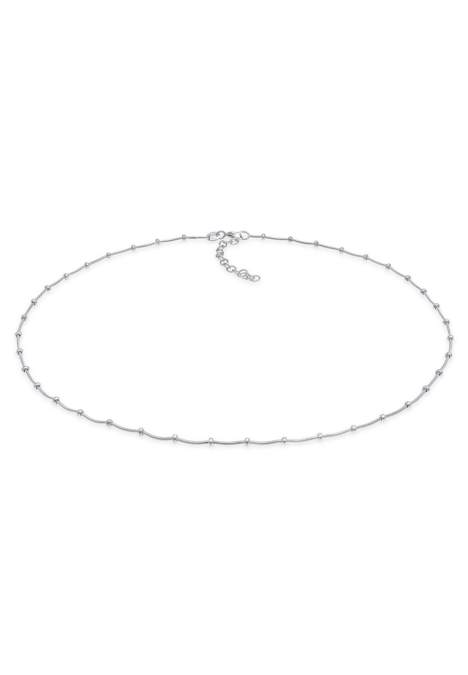 Choker Choker Kugelkette Basic Rund 925er Silber