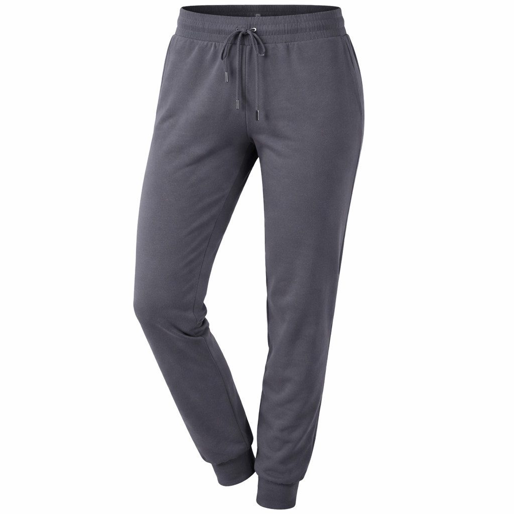 Jogginghose Damen Sweathose, Freizeithose Sporthose Trainingshose Farbe anthrazit